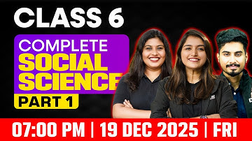 Class 6 Social Christmas Exam | Chapters Revision | Chapters 1,2,3 , 8 & 9 | Exam Winner