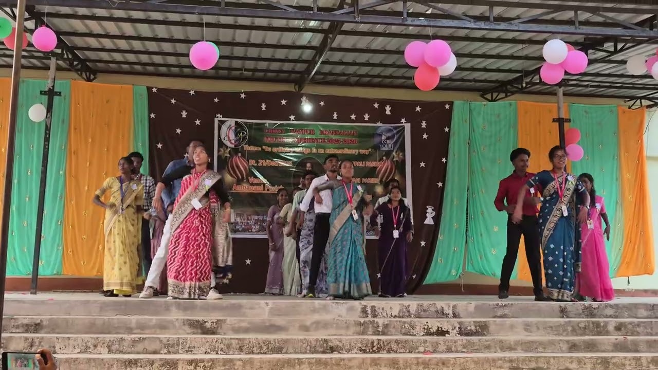 Panderpali parish youth dance at ambapani parish christmas gathring #dance #stageprogram 