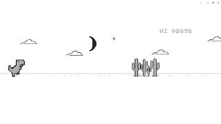 Chrome Dino Game But There Is Goofy Music In The Background