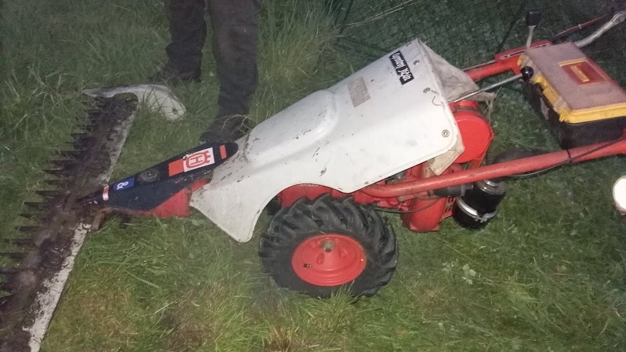 Sekání otavy MF 70/lištová sekačka 