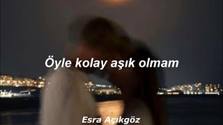 Can Ozan Ft Damla Eker - Öyle Kolay Aşık Olmam Lyrics
