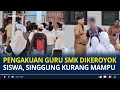 Pengakuan Guru SMK Dikeroyok Siswa di Jambi, Singgung Kurang Mampu
