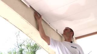 Zip-Up Ceilings - Finishing off the gutter ends