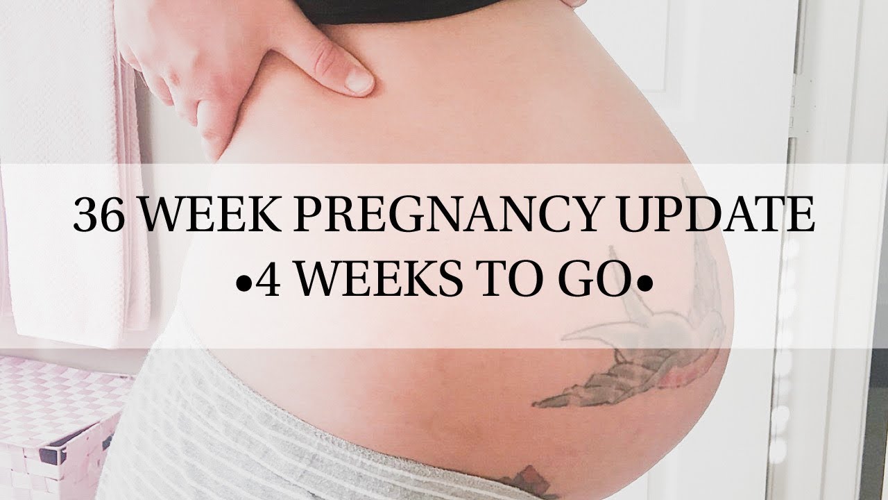 36 Week Pregnancy Update 4 Weeks To Go Results For Group B Strep 💔