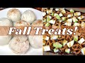 Pumpkin Cake Pops &amp; Chocolate Pretzel Caramel Apple Bark | Fall Treats!