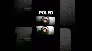 OLED vs Poled display || poled vs oled || shorts