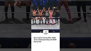 Don Callis Family Win AEW Trios Championship At AEW Dynamite