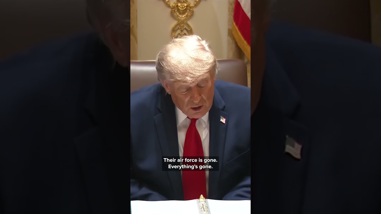 Trump on Iran situation: “I don’t call it a war. I call it a conflict.”