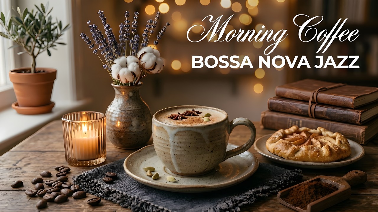 Sweet May Bossa Nova 🌿 Relaxing Morning Jazz Cafe for Work & Study ...