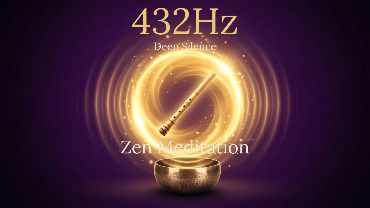 432 Hz Deep Silence | Zen Meditation for Inner Calm | Shakuhachi ...
