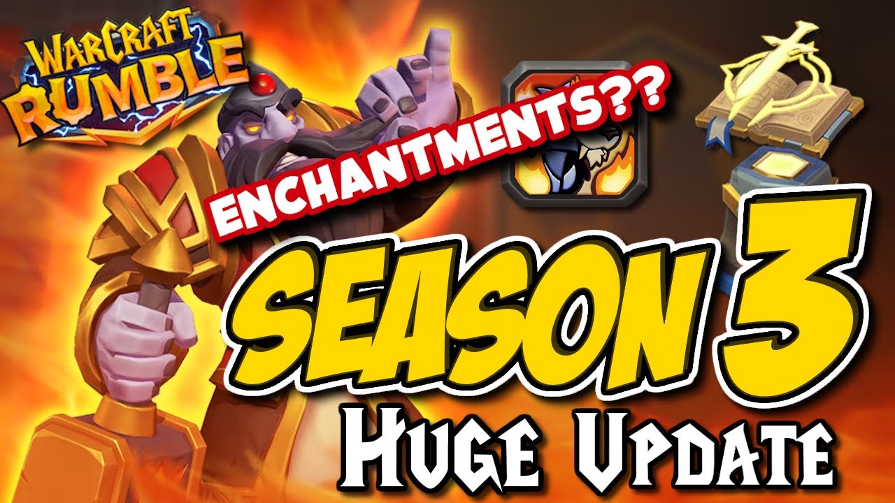 Wc3 Rumble Warcraft Rumble Season 3! BRAND NEW Leader and.. Enchantments? PVP ...