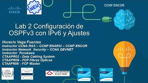 Configuración de OSPFv3 con IPv6 y Ajustes