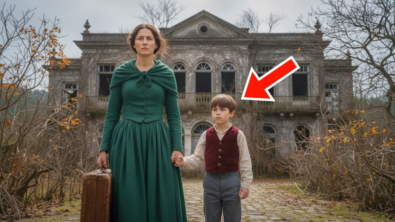 Nachdem sie ihren Ehemann verloren hatte, irrte die Witwe ziellos umher… Bis sie eine verlassene Vil