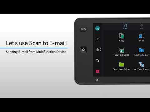 Let's use Scan to E-mail !：FUJIFILM Business Innovation