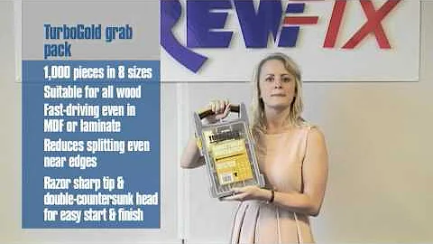 Screwfix Buyer Nancy Bailey Demonstrates TurboGold...