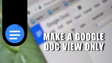 ⭐ TIPS: How do you make a Google Doc View Only - A step by step process | Troubleshooting