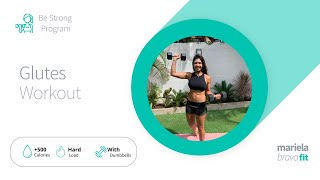 Full Glutes Workout - With Dumbbells - Live Class screenshot 1