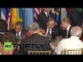 Владимир Путин принял участие в официальном завтраке лидеров ООН