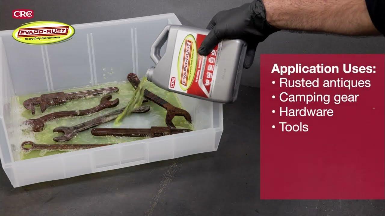 How to use crc evapo rust heavy duty rust remover youtube