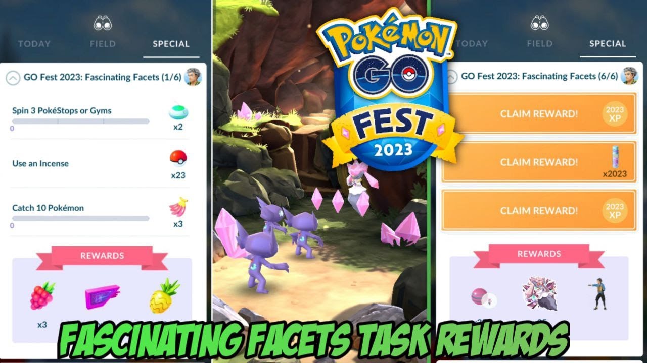 Pokémon GO Fest 2023: Global Fascinating Facets Special Research