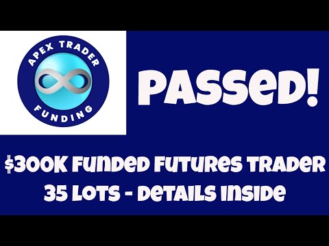 I Passed Apex Trader Funding $300,000 Funded Futures Trader Account! Final Trade and Details