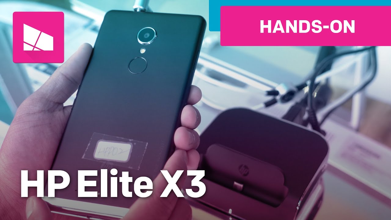 HP Elite X3 hands-on from Computex 2016 - YouTube