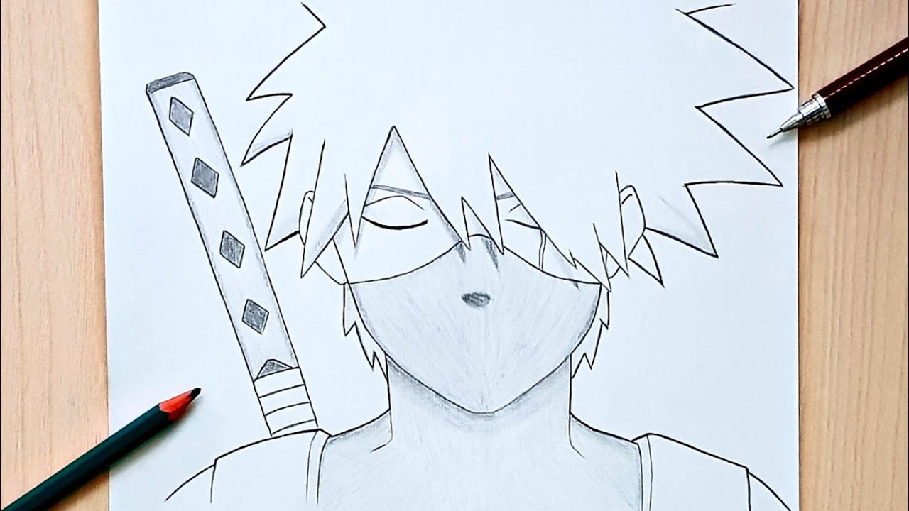 Kakashi Drawing - How To Draw Kakashi Step By Step