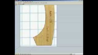 Creating a cabriole leg in SketchUp, Using the Bezier Tool A tutorial on creating a cabriole leg in SketchUp from a magazine picture. I use the Bezier plugin that