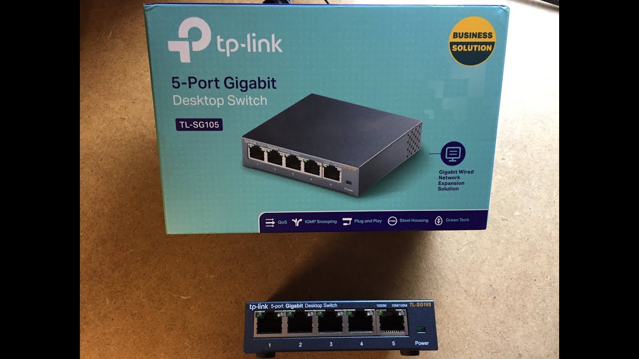 TL-SG105, 5-Port Gigabit Desktop Switch