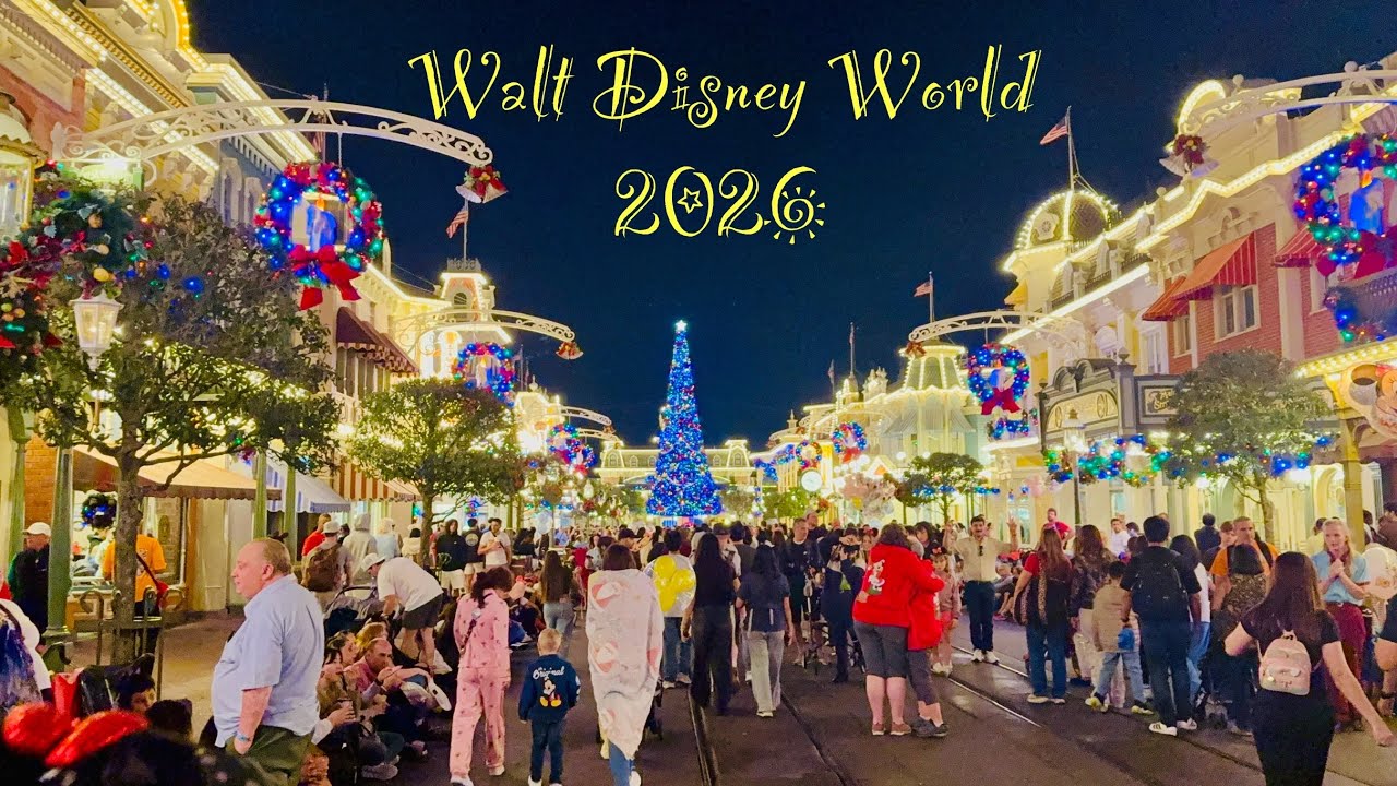 Walt Disney World | Magic Kingdom Park Walking Tour in 4k!