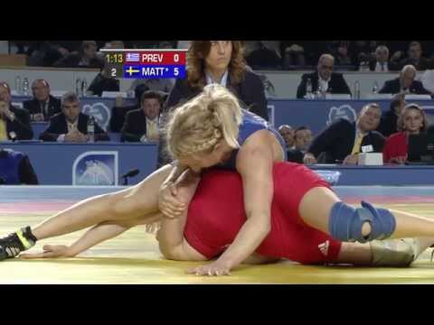 55Kg Final 3-5 match 02 - Female Wrestling -  European Championships 2013