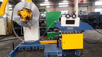Lihao Decoiler straightener 2 in 1 machine work with NC servo feeder for stamping line