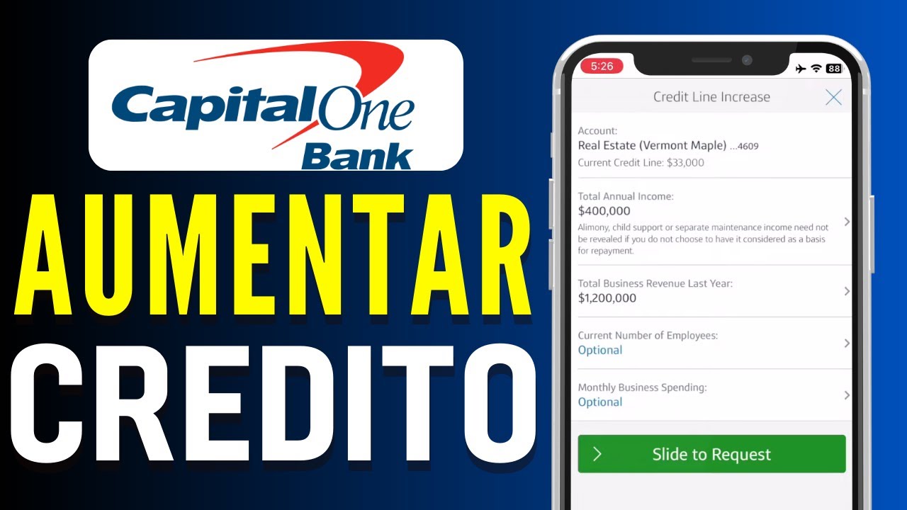 Cómo pedir aumento de crédito en Capital One paso a paso