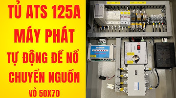 Tủ ATS 125A máy phát điện tự động đề nổ máy phát khi mất điện vỏ 50x70 | Cơ Điện DITICO