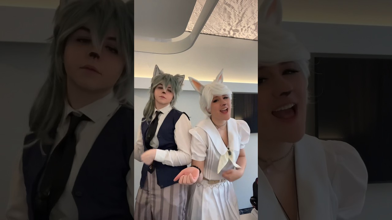 We fit the characters personalities a bit to well #beastars #beastarscosplay #cosplay #cosplayer