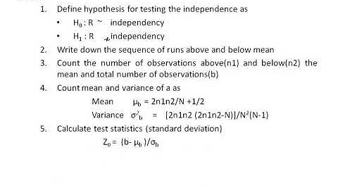 15CS834 Runs Above and below the mean