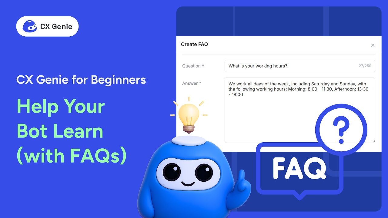 Faq Bot Vba Help Your Bot Learn (with FAQs) - YouTube