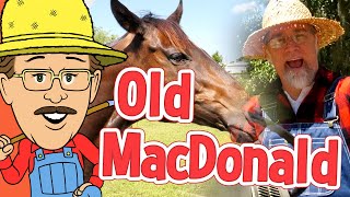 Old MacDonald | Real Animals | Jack Hartmann | Farm Animals Song