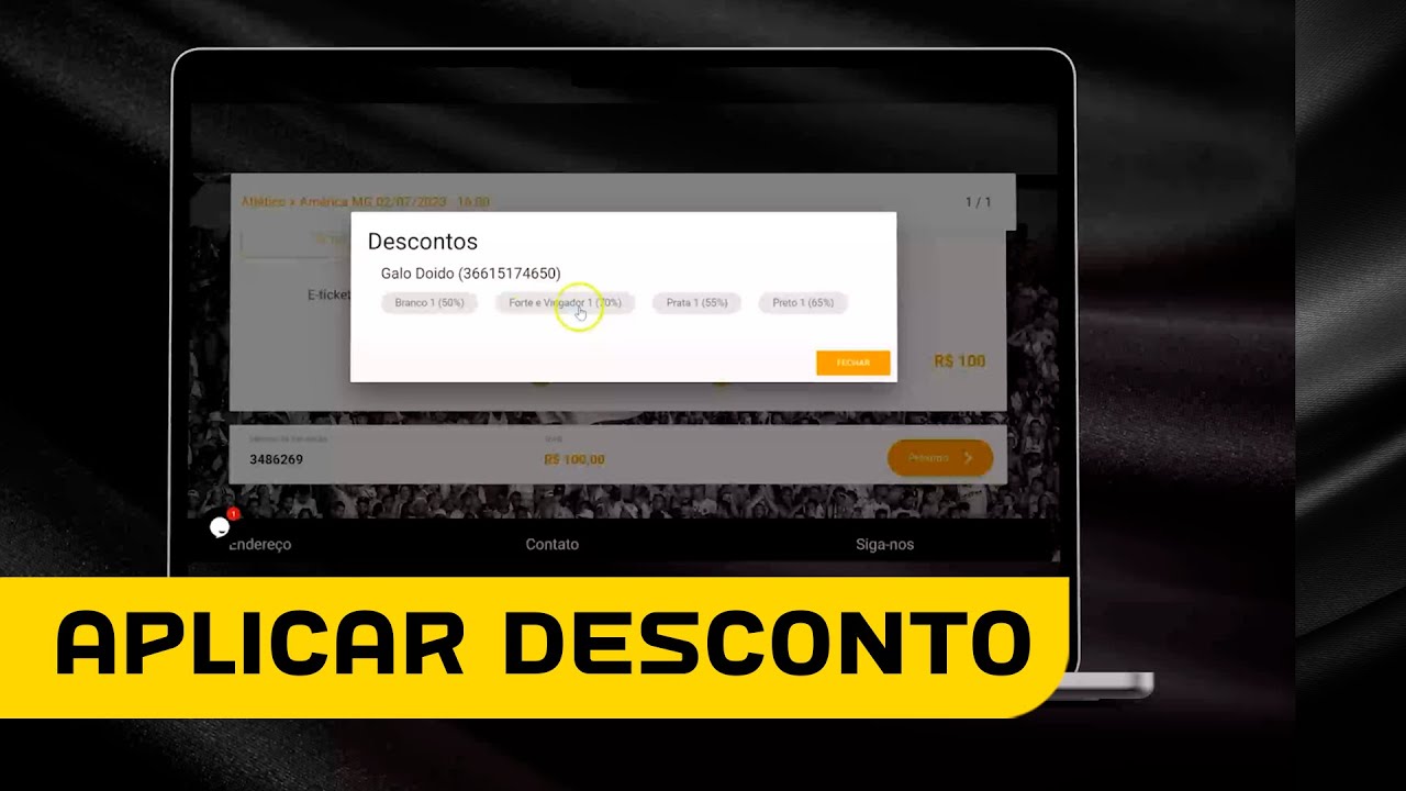 Tutorial de como comprar ingresso para jogos do Galo – Clube Atlético  Mineiro