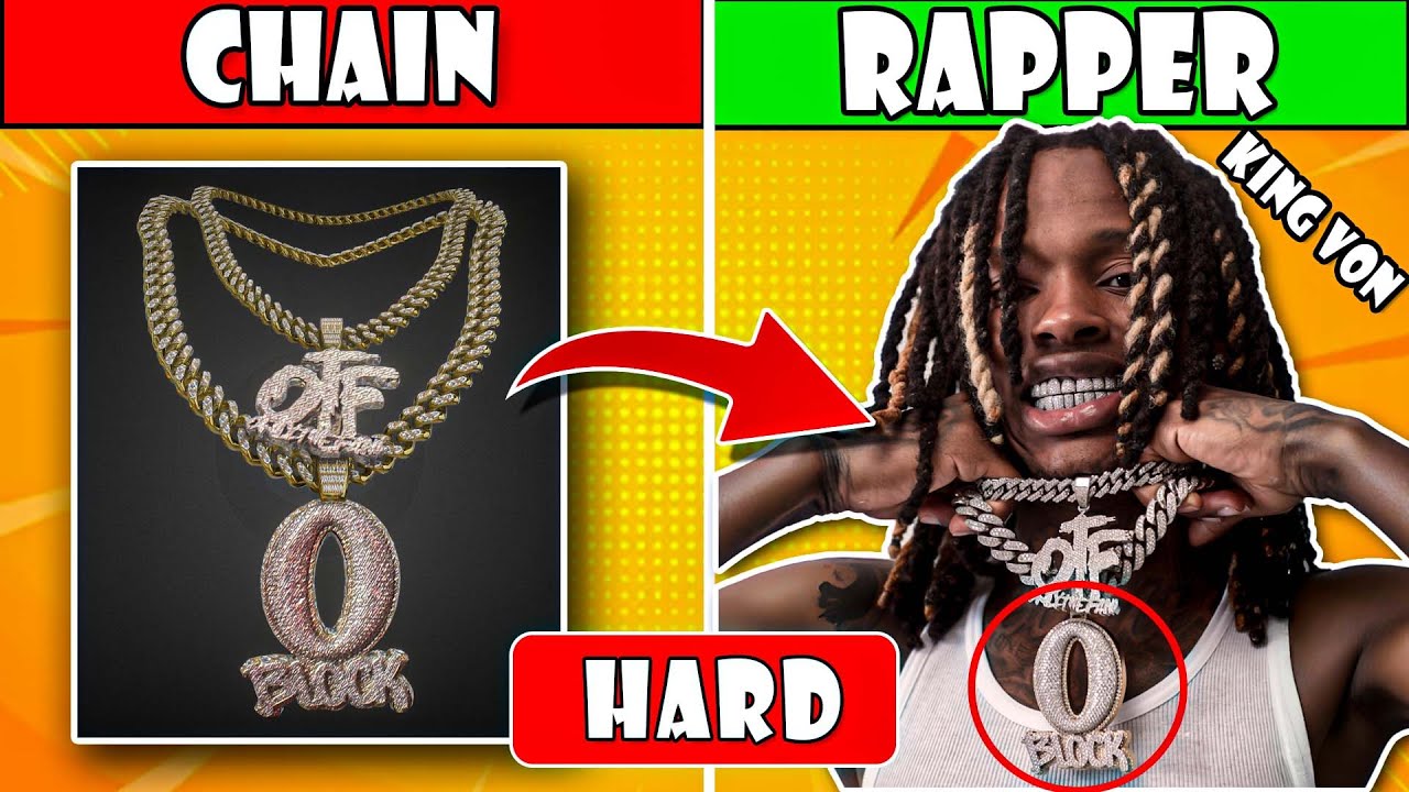 Guess The Rapper by their Chain😁⛓🎵  | 99.9% Will Fail  | Rap Quiz 2025 | The Quiz Mania