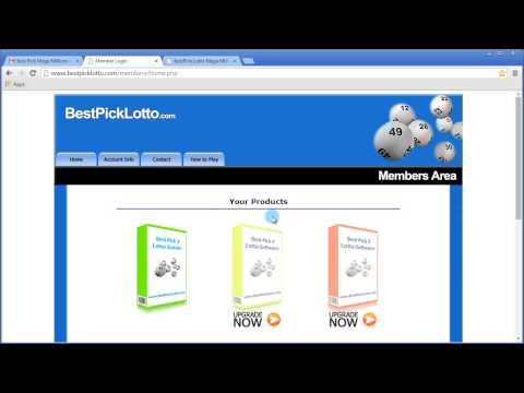 Mega Millions Software - Login & Password