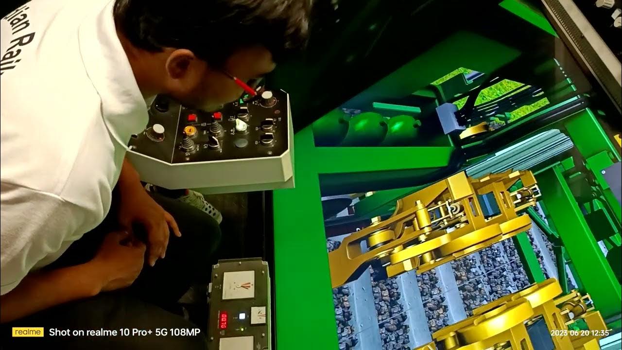 Training To Operate Tamping Machine On Video Graphics In IRTMTC training-to-operate-tamping-machine-on-video-graphics-in-irtmtc