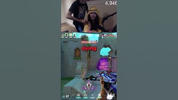 Kyedae CRIES on TenZ Stream