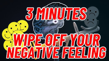 3 Minutes -Wipe Off Your Negative Feeling In 3 Minutes Using Hidden Resource Activation(HRA)