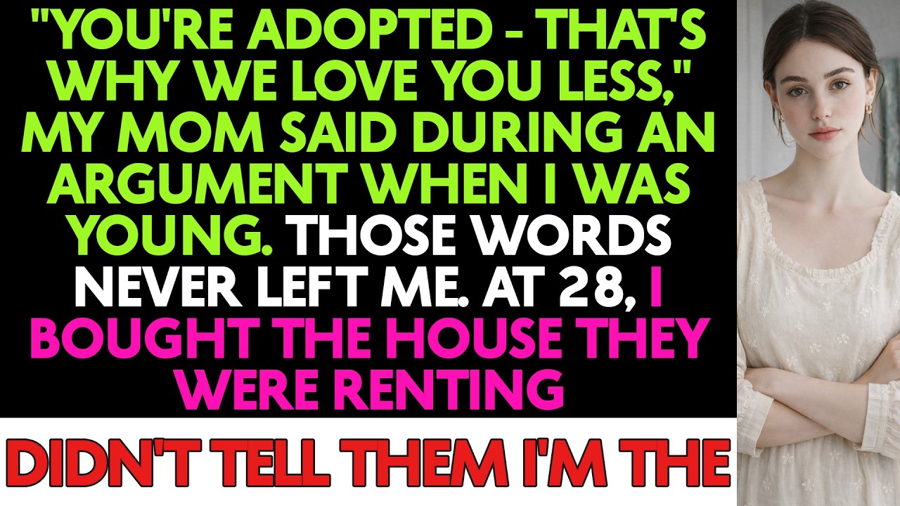 Parents Said I'd Never Be Family Because I'm Adopted—Years Later I'm Their Landlord