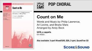 Count on Me, arr. Andy Beck – Score & Sound