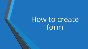 How to create form | Marketo
