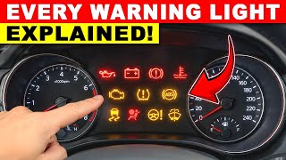 Every Dashboard Warning Light In Your Car Explained