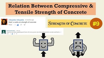 Relation Between Compressive and Tensile Strength of Concrete #9