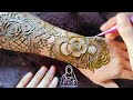 New khafeef mehndi design tutorial for all of youa stepbystep tutorial of beautiful khafeef henna